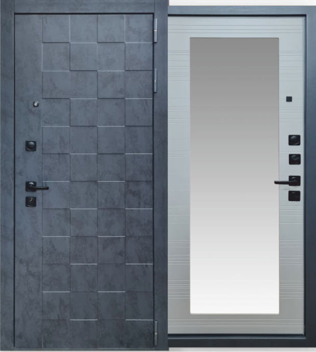 Страж Муар Серый зеркало